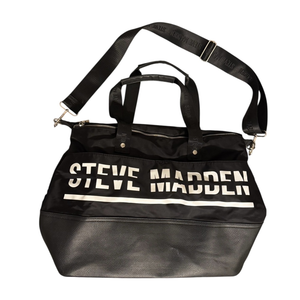 Steve Madden Black Gym Bag